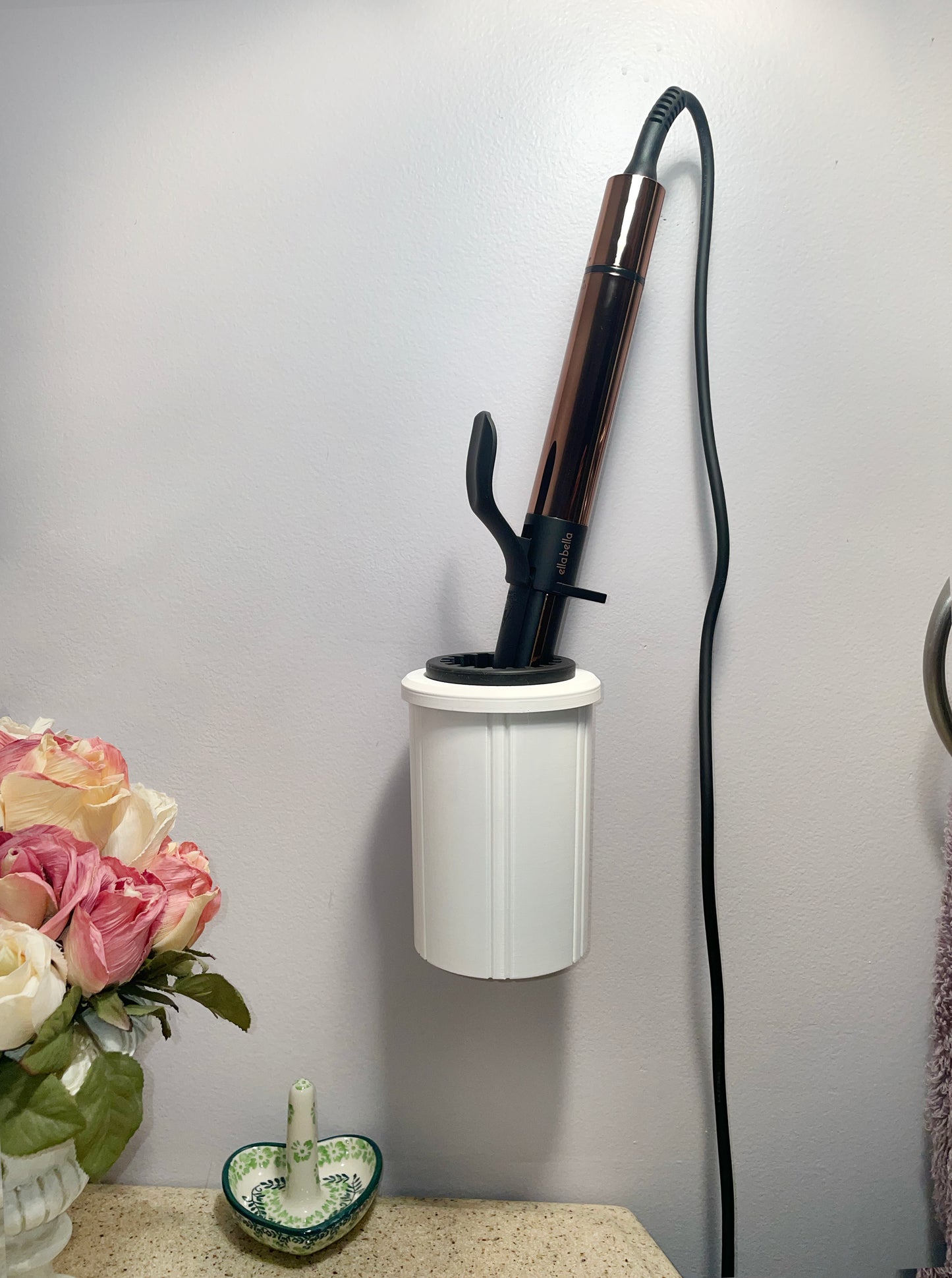 Curling Iron Holder Wall Mountable